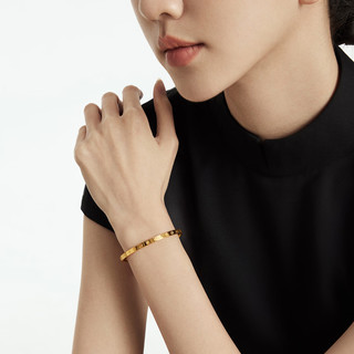 周大福吉言金手镯足金黄金手镯女(工费:760计价)EOF1411新年 54mm 足金 约9.70g