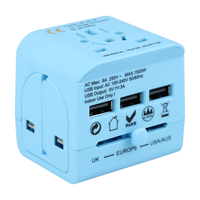 wonplug 万浦 LE-07 转换插头插座  带3USB口
