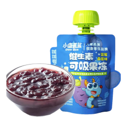 小鹿蓝蓝 59元任选12件 蓝莓桑葚味可吸果冻/60g