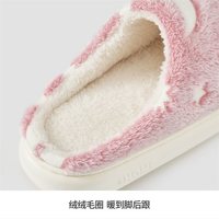 利达妮棉拖鞋女士冬季2025室内家居厚底保暖毛绒棉拖鞋男