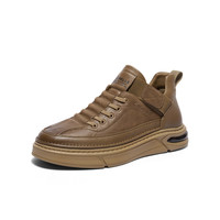 百丽 男士高帮加绒工装鞋 8MK01DD4