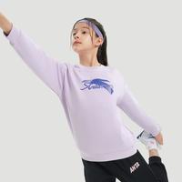 安踏 优可丝挺括儿童卫衣套头衫亲子装上衣运动卫衣男童女童安踏童装