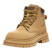 回力马丁靴女2025秋冬季英伦风女鞋登山工装短靴子加绒大黄靴