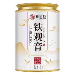 承道铭 茶叶安溪铁观音 乌龙茶罐装100g