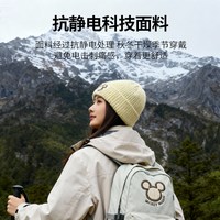 迪士尼毛线帽女秋冬针织包头帽男日系保暖冷帽