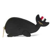 THOM BROWNE 女士手提包 Whale Leather Zip Pouch
