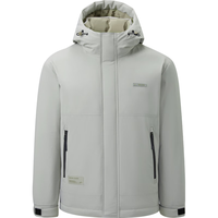 海澜之家(HLA)羽绒服男山不在高系列秀场同款外套男冬 绿灰8A 3XL 190/104A 177~190斤