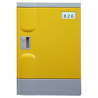 中伟ABS塑料更衣柜游泳馆洗浴桑拿温泉瑜伽酒店防水寄存柜健身房储物柜学生书包柜单门465*390*500