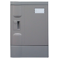 中伟ABS塑料更衣柜游泳馆洗浴桑拿温泉瑜伽酒店防水寄存柜健身房储物柜学生书包柜单门372*320*420