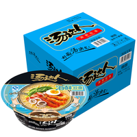 Uni-President统一 方便面 汤达人 海鲜拉面 碗面 120g*12碗 整箱