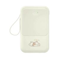 【国家3C认证可上飞机】迪士尼充电宝快充大容量20000毫安自带线小巧便携移动电源适用iphone16华为苹果专用