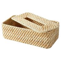 無印良品 MUJI 無印良品 MUJI  藤盒 7S57058 收纳盒 纸巾盒 长27.5*宽14.5*高8.8cm