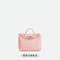 BOTTEGA VENETA 女士ANDIAMO小号手提包bv包 玫瑰粉 均码