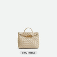 BOTTEGA VENETA 女士ANDIAMO小号手提包bv包 淡褐色 均码