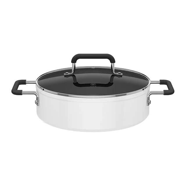 知吾煮 GJT02CM 汤锅(26cm、4L、铝合金不锈钢、白色)