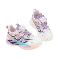 ABCKIDS 旋钮扣设计 粉紫 32码 儿童运动鞋