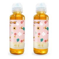 【假一赔十】煌小馋土蜂蜜山花百花蜜蜂纯正天然蜜源直供土蜂蜜 升级瓶形-百花蜜500g*2瓶