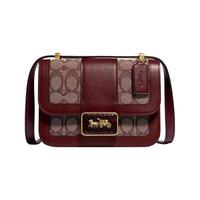 COACH 蔻驰 Alie系列 女士单肩斜跨包 4616 B4RH5 勃艮第色 樱桃色 小号