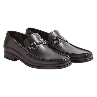 Salvatore Ferragamo 菲拉格慕 GANCINI 男士乐福鞋 686084 黑色 7 3E