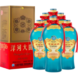 洋河 大曲 55%vol 浓香型白酒 500ml*6瓶