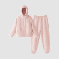 蕉内绒绒506Home男款仿羊羔绒冬季加厚保暖家居服女睡衣 XL