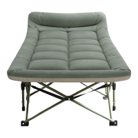 网易严选折叠床躺椅 办公室午休床午睡床椅便携式行军床单人床陪护床 【十脚】灰170*67cm(单层牛津布)