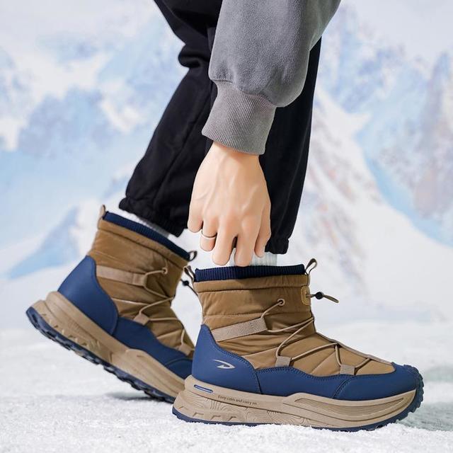 德尔惠 保暖运动休闲鞋御寒男棉鞋户外运动雪地靴