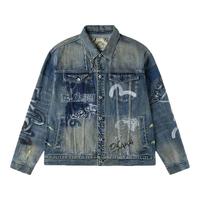 EVISU 2ESHTM6DJ1009RXDN 商标图案 男士牛仔夹克