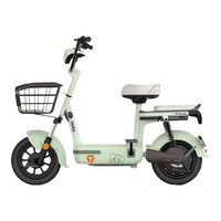 雅迪电动自行车乐糖智能家用轻便成人女生小型电瓶车女式小电驴 标配版/约30公里/适配电池/无靠背/无 奶油白48V21A铅酸电池