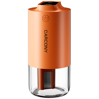 曼宿雷顿 无菌加湿器迷你卧室桌面家用小型办公室车载静音空气加湿净化杀菌婴儿可用空调房喷雾增湿 橙色充电款【无菌加湿】