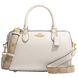 COACH 女士Rowan系列单肩手提斜挎包 波斯顿包CH322IMCHK