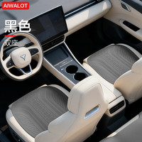 马路诚品汽车翻毛皮坐垫四季通用翻毛皮座垫夏季透气坐垫单片后排座椅垫 【黑色】双座【精选翻毛皮 舒适透气 四季恒温】