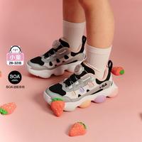 FILA 女小童（28-32）运动鞋女童柔软轻便舒适闪灯鞋