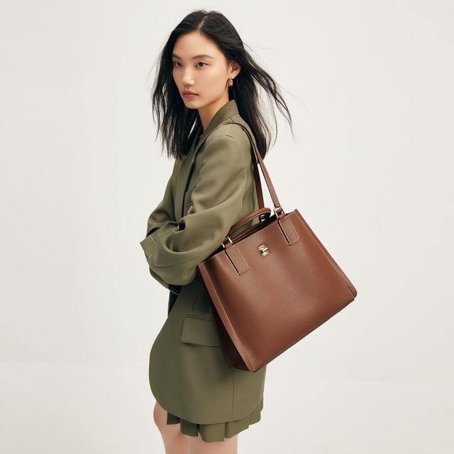 迪桑娜 时尚休闲大容量托特包包 女士手提包