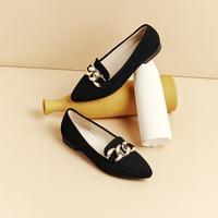 Gabor 德国嘉步31301单鞋 浅口羊皮尖头乐福鞋