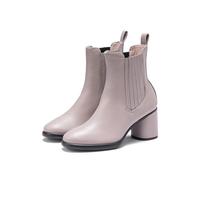 ecco 百搭时装靴通勤女靴增高靴雕塑35222683