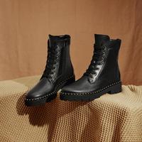 Gabor 德国嘉步51751靴子 经典光面时尚休闲马丁靴