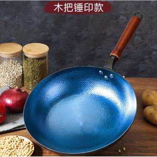 今日必买：阎铁匠 章丘铁锅不粘锅 已开锅 送锅铲锅勺锅盖 32CM