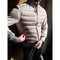 GTAL美式典范轻薄拼接排骨羽绒服90白鸭绒刺绣立领冬季保暖外套【10天内】