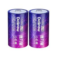 德力普（Delipow）1号充电锂电池 D型大号一号大容量充电器套装1.5v恒压适用煤气燃气灶/热水器/手电筒/电子琴玩具等 1号锂电池【1粒】 大容量