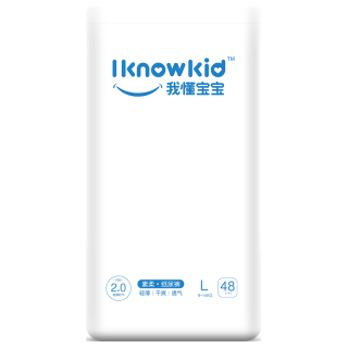 IKnowKid 我懂宝宝 轻薄系列 纸尿裤 L48片