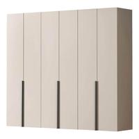 大衣柜家用卧室现代简约小户型实木玻璃柜子储物轻奢出租房用