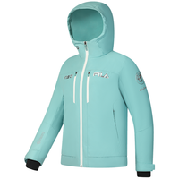 FILA 女装女式滑雪运动羽绒服女士基础保暖舒适户外连帽羽绒服