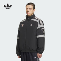 adidas 三叶草男子双面穿短款棉服冬装保暖夹克外套KC0093