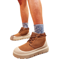 UGG王一博同款男女同款短靴时尚靴1143991CWTC|栗色/灰白色3