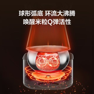 苏泊尔 0涂层不粘 有钛IH加热 4L 电饭煲