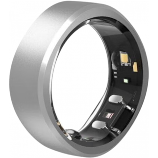 RingConn Smart Ring监测智能戒指 运动监测指环 心率监测 睡眠跟踪 IP68防水 月光银 size 13