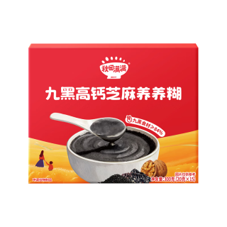 秋田满满 九黑高钙芝麻糊儿童早餐代餐冲饮1-3岁宝宝辅食糊300g
