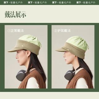 蕉下 Beneunder 运动保暖鸭舌帽OR54023防晒高弹轻盈针织护耳防静电