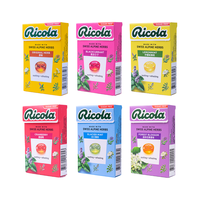 利口乐（Ricola）瑞士进口润喉糖清新口气薄荷糖清凉护嗓子100g*4教师节礼物送老师